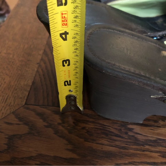 Clogs, bamboo, decorated with sequin - Picture 6 of 7